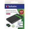 Kietasis diskas Išorinis HDD Verbatim 53111 500GB juodas (53111)