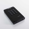 „iStorage diskAshur3 HDD“ išorinis kietasis diskas 1 TB, USB C tipo, 3.2 kartos 1 (3.1 kartos 1), juodas