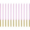 Party Deco PartyDeco wieczki urodz.gładkie fiolet 14cm A12 67721