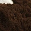 Kilimas - Gyvenamasis kambarys Shaggy 200x300 - Tamsiai rudas universalus