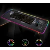 Podświetlana Apšviestas RGB LED žaidimų pelės kilimėlis, 80x30 cm, XXL dydžio pasaulio žemėlapis