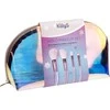Killys Holo Makeup rinkinys iš 4 makiažo šepetėlių kosmetinėje