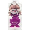 Killys Tamagotchi Girl makiažo kempinė su stovu Violetinė 1vnt.