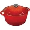 King Hoff Puodas su pokrywą żeliwo śr.24cm 4l raudona kinghoff