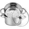 King Hoff Puodas do gotowania na parze, stal komplektas 3 elementy śr.18cm 2,5l kinghoff