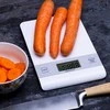 Virtuvinės svarstyklės King Hoff Svarstyklės Virtuvės svarstyklės, baltos, 5kg, „Kinghoff“