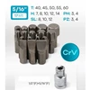 Kingtul Įrankių rinkinys 94el. 1/2", 1/4" (6-kątnych) (4-32mm)