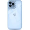 Kingxbar Sparkle Series dėklas iPhone 13 Pro su kristalais galinis dangtelis mėlynas