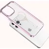 Silicone with Swarovski crystals Kingxbar Wish Series iPhone 14 Plus – dėklas telefonui rožinės spalvos