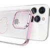 Silicone with Swarovski crystals Kingxbar Wish Series iPhone 14 Plus – dėklas telefonui rožinės spalvos