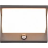 Sieninis šviestuvas DELIGHT 13W LED sieninis fasado šviestuvas NESTOS, antracito sp., 3000K, su judesio davikliu, IP54