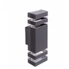 Sieninis šviestuvas Ecolight Fasadinis šviestuvas OE-1S 2XGU10 110x100x320 Antracitas IP54 (EC79005)