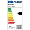 Sieninis šviestuvas Lampa LED Maclean,spalva pilka, 20W, IP65, 2750lm, barwa neutralna balta (4000K) MCE511 GR