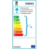Sieninis šviestuvas Kinkiet Markslojd Kinkiet lampa ścienna Markslojd Larry 1x60W E27 juoda / auksinė 106970