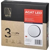 Sieninis šviestuvas Orno AGAT LED 15W, sodo šviestuvas, 1100lm, IP54, 4000K, pilkas
