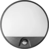 Sieninis šviestuvas Orno AGAT LED 15W, sodo šviestuvas su judesio jutikliu, 140°, 1100lm, IP54, 4000K, pilkas