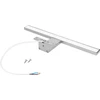 Sieninis šviestuvas Orno NORTES LED 5W, veidrodinė lempa, 320lm, 4000K, ilgis 30 cm, aliuminis, sidabrinė