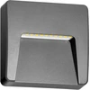 Sieninis šviestuvas Orno SLIGO LED 3W, fasado šviestuvas, 240lm, IP65, 4000K, kvadratinis, pilkas