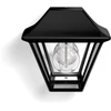 Sieninis šviestuvas Lauko žibintas Philips Alpenglow, 1xE27, max 42W, IP44, 130x181x170mm, juodas