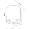 Sieninis šviestuvas Tk_Lighting Šviestuvas sieninis TK Lighting Eve 10197, 10 W, GU10