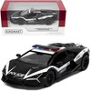 Kinsmart Lamborghini Revuelto policija 1:38