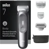 Braun Series 7 80789703 kūno plaukų kirpimo mašinėlė / skustuvas Pilka