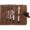 Kirschen Kirschen Firmer Chisel Set 6pcs. Leather Bag 6-10-12-16-20-26
