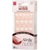 KISS Akriliniai nagai - prancūziškas manikiūras natūraliam įvaizdžiui Salon Acrylic French Nude 64268 28 vnt.