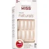 KISS Salon Artificial Nails Naturals - Go Rouge 1 pakuotė (28 vnt.)