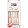 KISS Salon Artificial Nails Naturals - Go Rouge 1 pakuotė (28 vnt.)