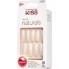 KISS Salon Artificial Nails Naturals - Go Rouge 1 pakuotė (28 vnt.)