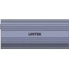 SSD Korpusas - UNITEK M.2 PCIe NVMe/SATA 10Gbps Pilkas