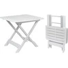 Sudedamas stalas Adige Progarden 44x44x50cm plastikas/baltas