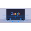 Televizorius Kivi 55", UHD, Android TV 11, Juodas, 60 Hz, AV1, Garsas 2x12W, 82 kWh/1000h, Energy G, WiFi5G, BT5.1, 3xHDMI, 2xUSB, 24 mėn.