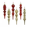 Nežinomas Kalėdinės eglutės žaisliukas Decoris Antique. auksinis/raudonas. 18 cm