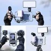 Ausinės Fotoaparato Priedas - Ulanzi Universalus išmaniojo telefono metalinis rėmas su reguliuojamomis rankenomis ir 16 tvirtinimo taškų