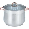 Puodas STALOWY GASTRONOMICZNY 13L 28CM KLAUSBERG KB-7795 ROSE GOLD