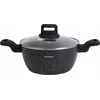 Puodas Puodas, juodas marmuras, 20 cm skersmens, 2,36 l, Klausberg