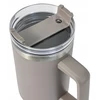 Puodelis Termospuodelis su šiaudeliu, pilkas, 1100 ml, nerūdijančio plieno, Klausberg, kb-7943