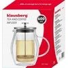 Zaparzacz tłokowy do kawy/herbaty, szkło, 0,60l klausberg