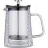Zaparzacz Stūmoklinis kavos/arbatos virimo aparatas, stiklinis, 0,60 l, Klausberg, kb-7763