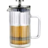 Stūmoklinis kavos/arbatos virimo aparatas, stiklinis, 0,60 l, Klausberg, kb-7757