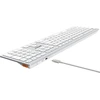 A4tech FBX50C, belaidė biuro klaviatūra, balta