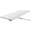 A4tech klaviatūra FBX51C, biuro klaviatūra, membrana, bevielė, CZ/SK, balta
