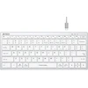 A4tech klaviatūra FBX51C, biuro klaviatūra, membrana, bevielė, CZ/SK, balta
