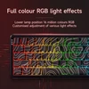 Klaviatūra Ajazz Mechaninis žaidimų jungiklis AK680 MAX magnetinis jungiklis - ABS juodi klavišų dangteliai - RGB - aliuminio pozicionavimo plokštelė - laidinė versija