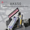 Klaviatūra Ajazz Mechaninis žaidimų pultelis AK650 Dream Weaver Switch - juodas-pilkas-geltonas - 3 modeliai - su RGB ekranu