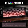 Klaviatūra Ajazz Mechaninis žaidimų valdiklis AK650 Dream Weaver Switch - šoninis simbolių gradiento rožinis - 3 modeliai - su RGB ekranu