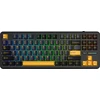 AULA Gasket F87 Thunder Juodas GrayWood RGB Klaviatūra