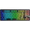 AULA Gasket F87 Pro V2 Juodas Mist Transparent Leobog X3 RGB Klaviatūra